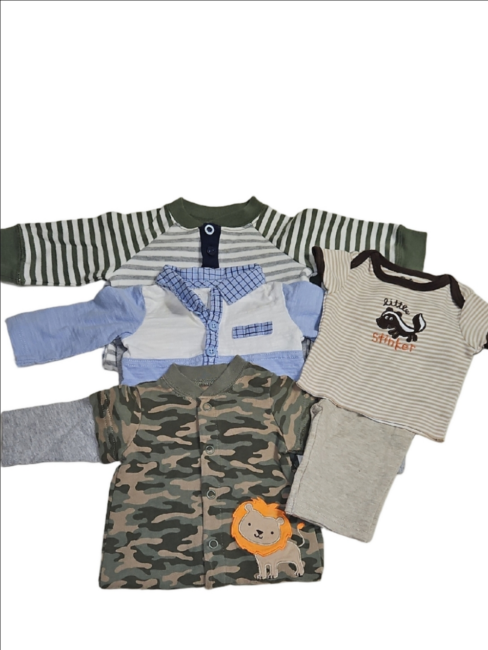 Newborn Baby Boy Outfits Bundle